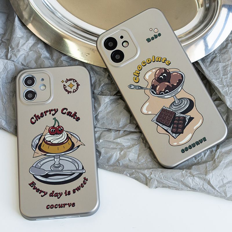 Ốp Điện Thoại Mạ Kim Loại Màu Bạc Bảo Vệ Ống Kính Máy Ảnh Toàn Diện Kiểu Retro Cho Iphone12promax 13 11