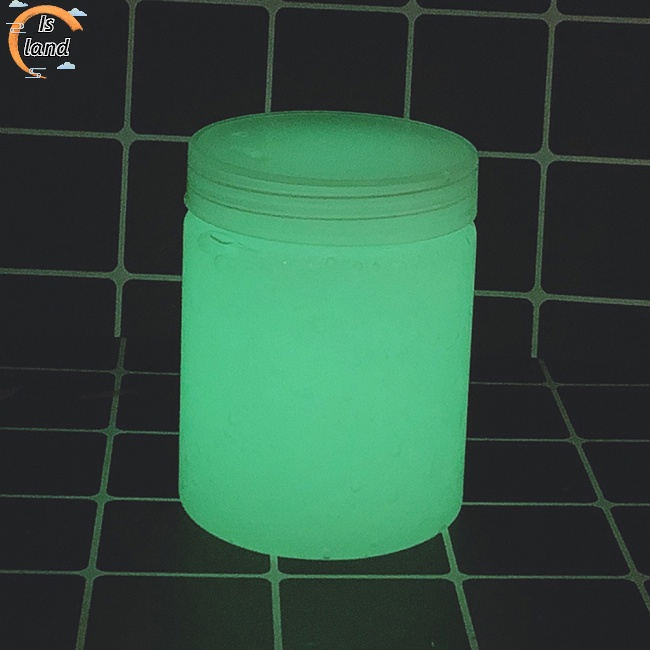 [IS] Đồ Chơi Slime Hạt Xốp Pha Lê Màu Trơn Phát Sáng Diy Cho Trẻ Em