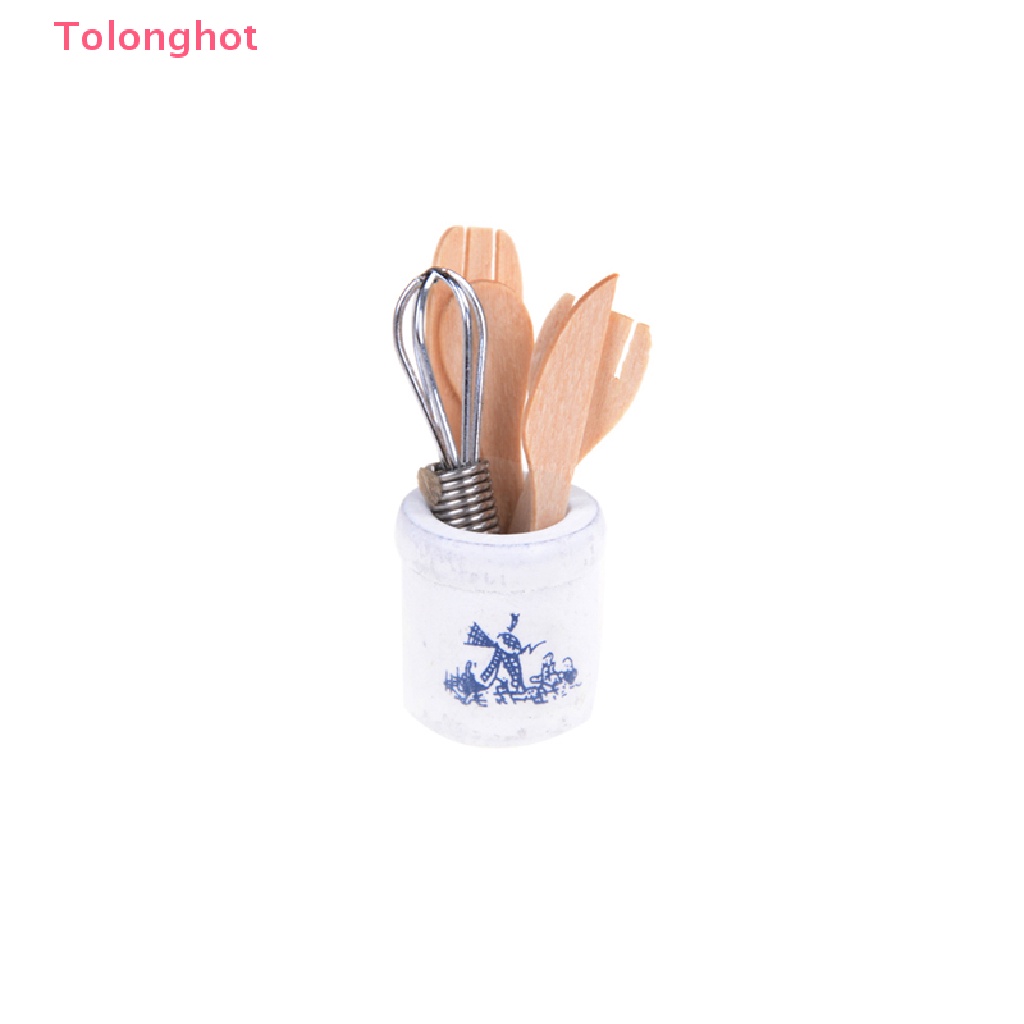 1 Bộ Đồ Dùng Nhà Bếp Trang Trí Nhà Búp Bê Tỉ Lệ 1 / 12