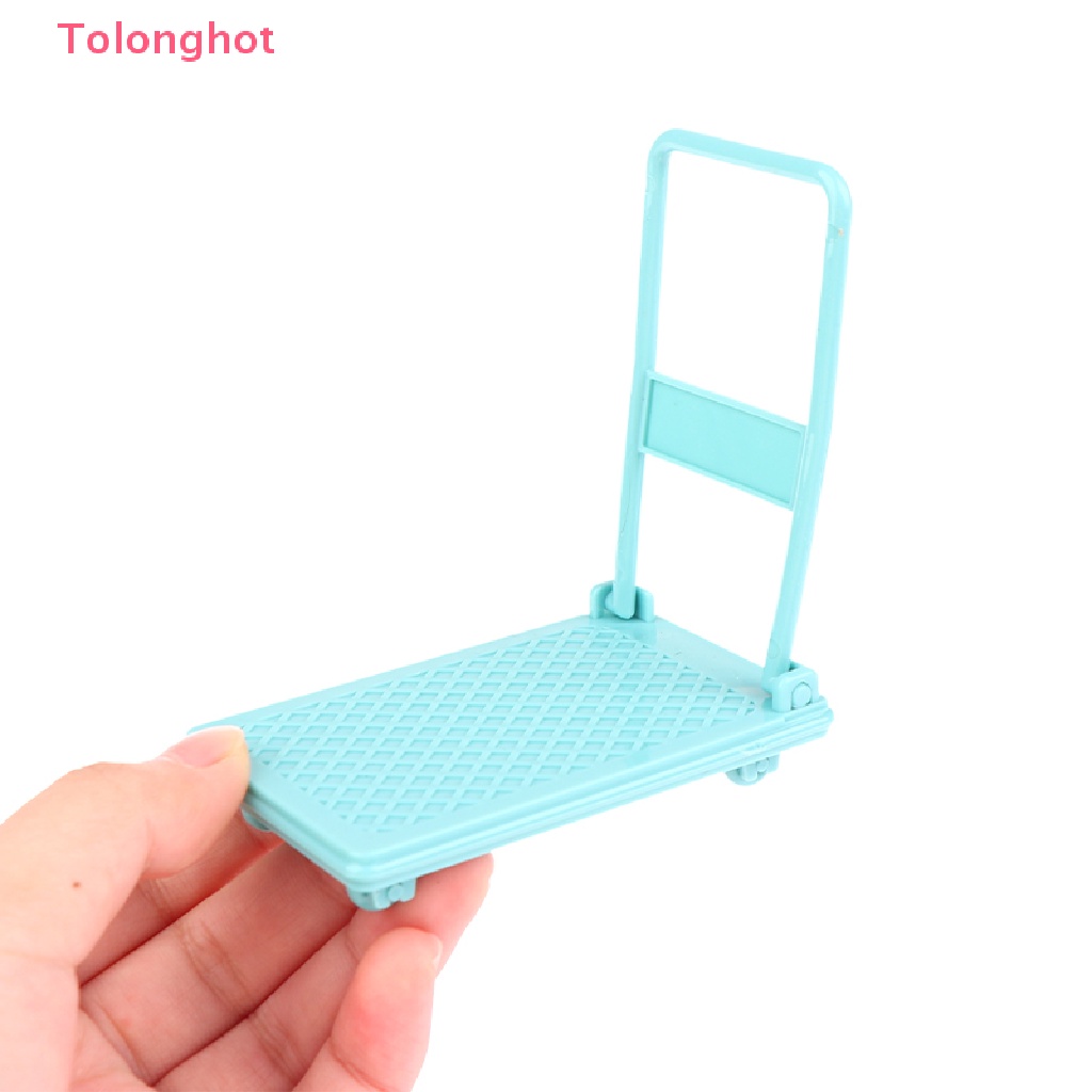 Mô Hình Xe Đẩy Mua Sắm Trang Trí Nhà Búp Bê Tỉ Lệ 1 / 12