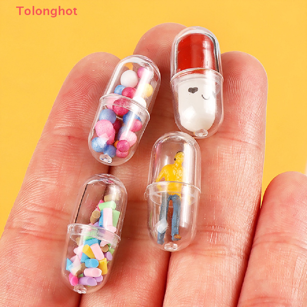 Viên Thuốc Mô Phỏng Bằng Nhựa Resin Cho Điện Thoại / Máy Tính Bảng DIY