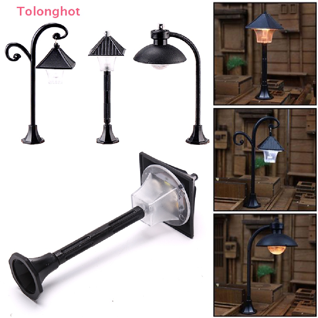 Mô Hình Đèn Đường Công Viên Mini Trang Trí Tiểu Cảnh