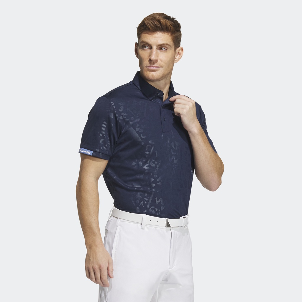 Adidas Đánh gôn Áo Polo Dập Chìm AEROREADY Nam Màu xanh da trời HT6849