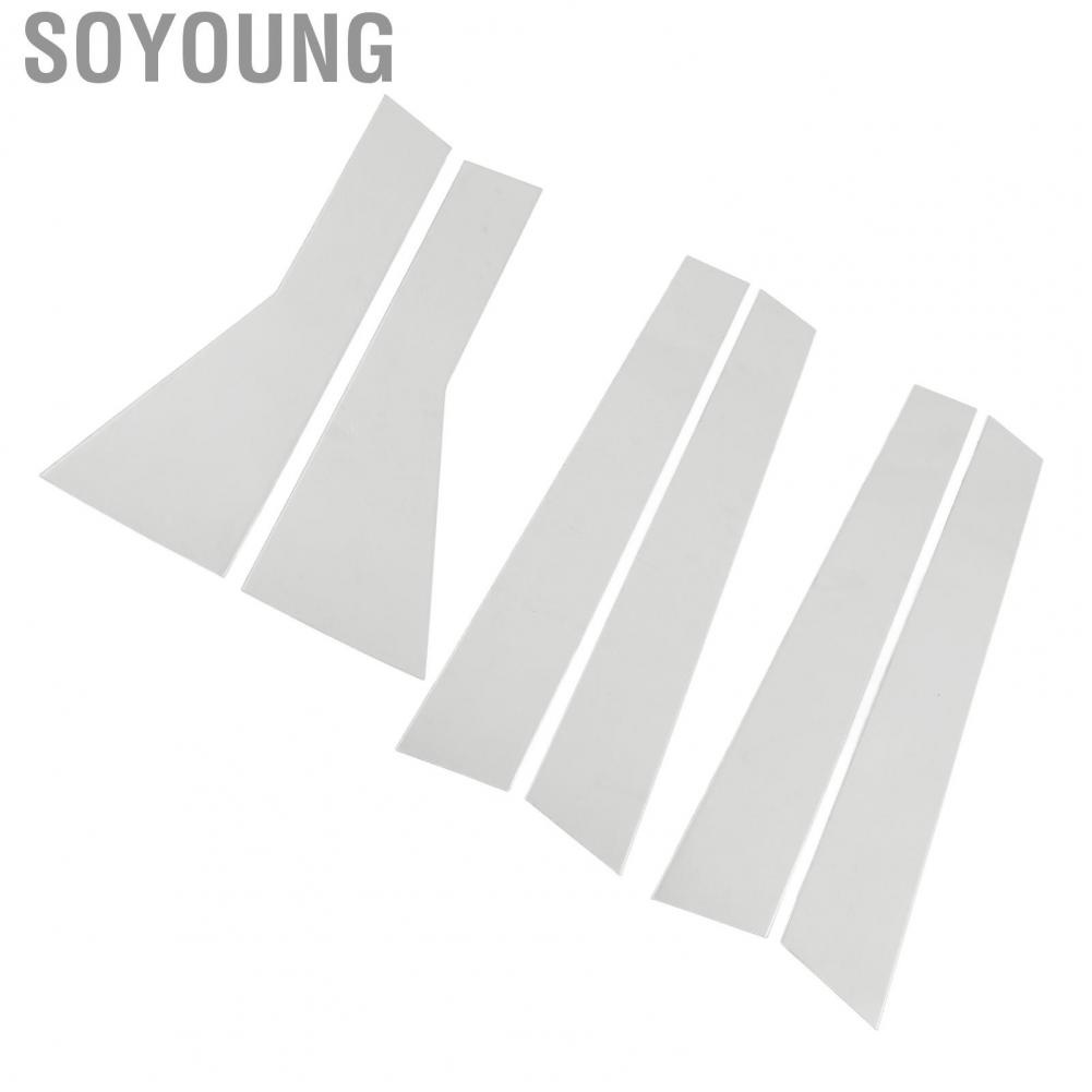 Soyoung Car B Pillar Panel Molding  Car Center Pillar Trim Lasting Durability Solid Scratch Resistant  for Car