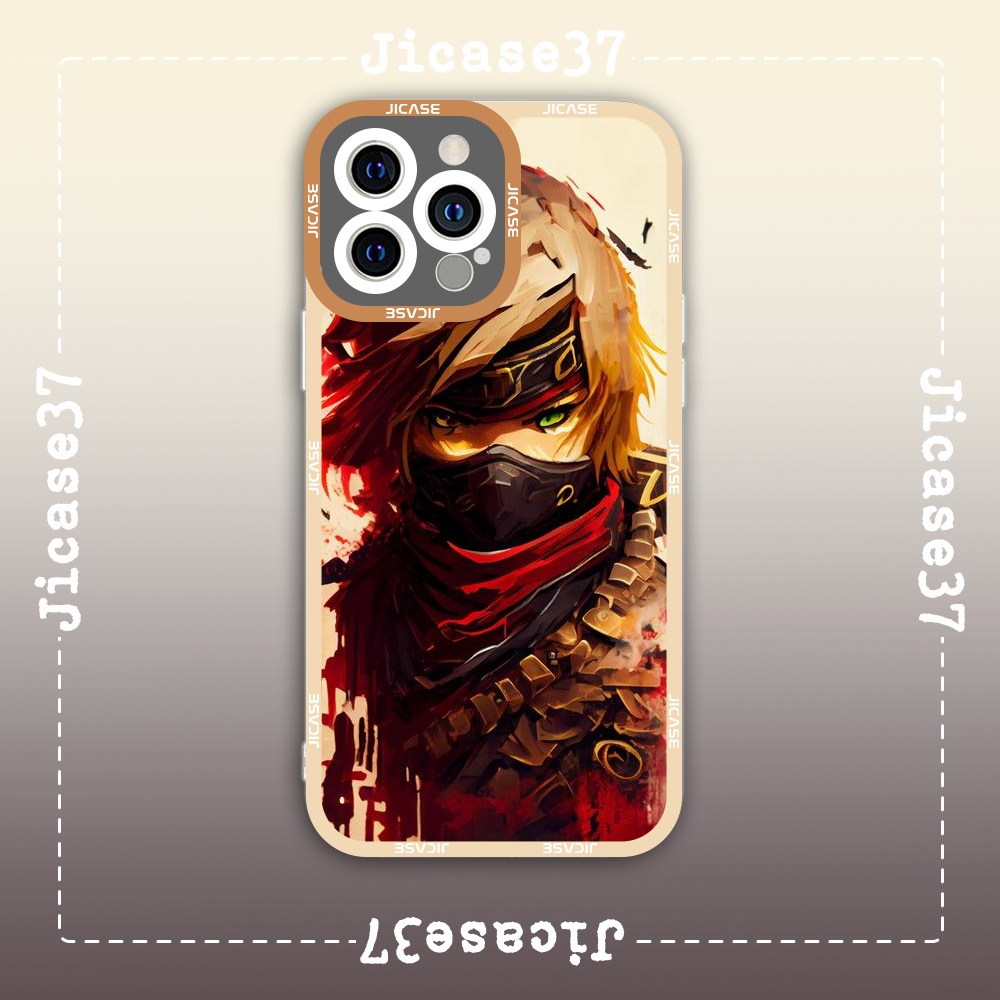 Ốp lưng iphone cạnh vuông Jicase Ninjago Anime Style Hoạt Hình Cartoon
