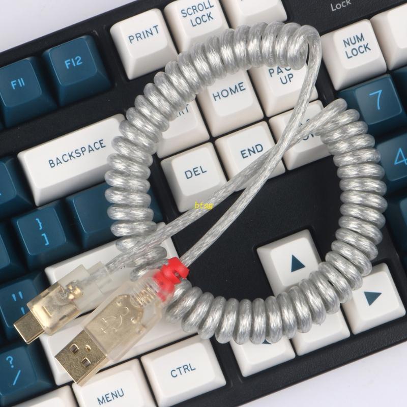 Dây Cáp Bàn Phím Cơ Loại C USB C Sang A Có Thể Tháo Rời / 3C Mạ Vàng