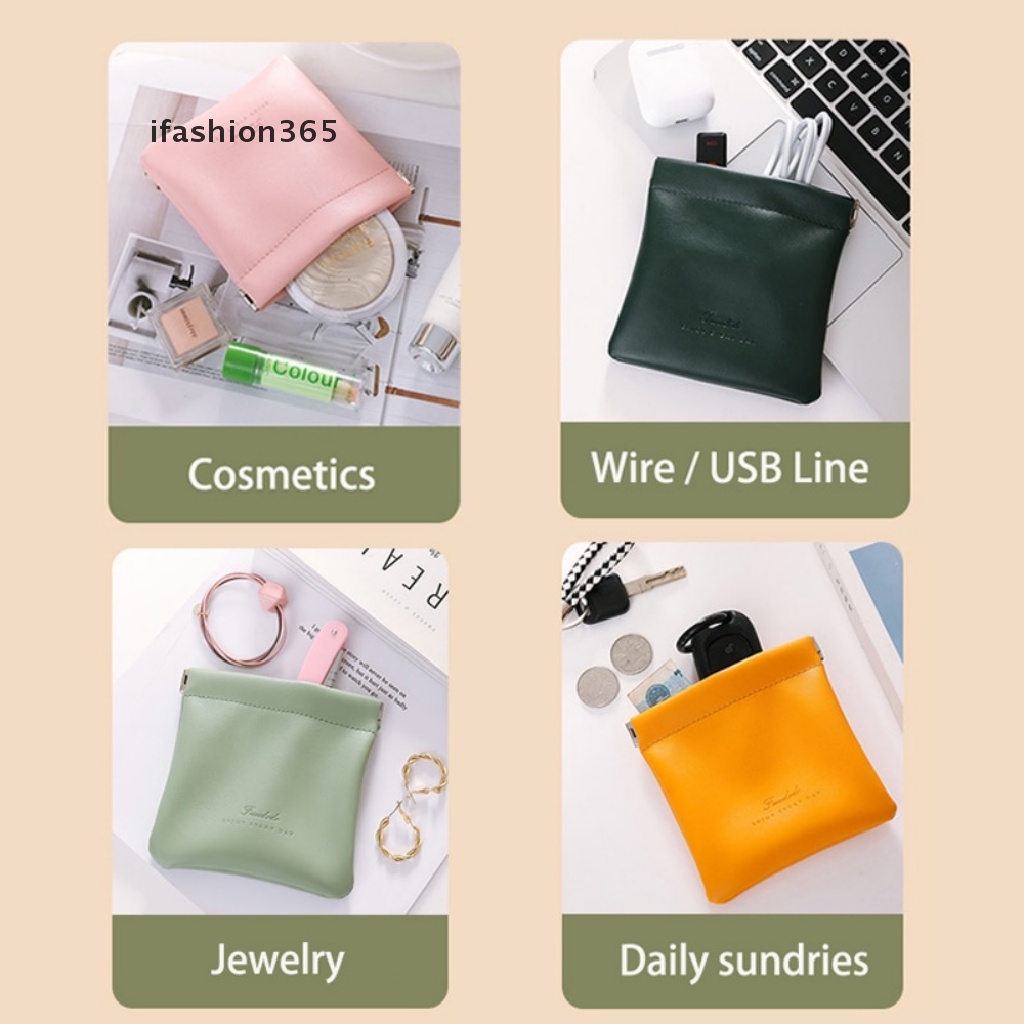 Vỏ Bảo Vệ Hộp Sạc Tai Nghe Airpods Chất Liệu Da PU Hình Đôi Môi Thời Trang ifashion365