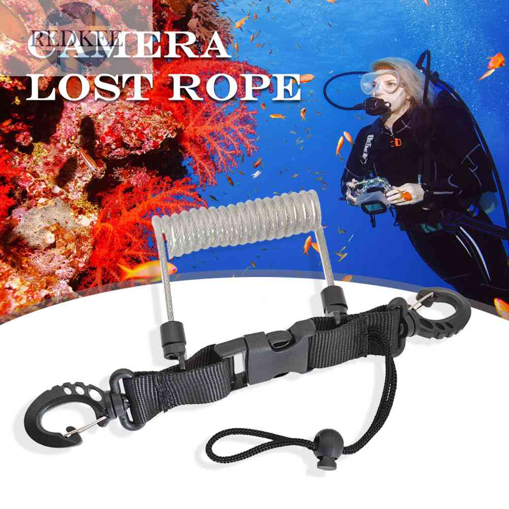 Dây Lò Xo TPU Chống Thất Lạc Cho Máy Ảnh Thể Thao