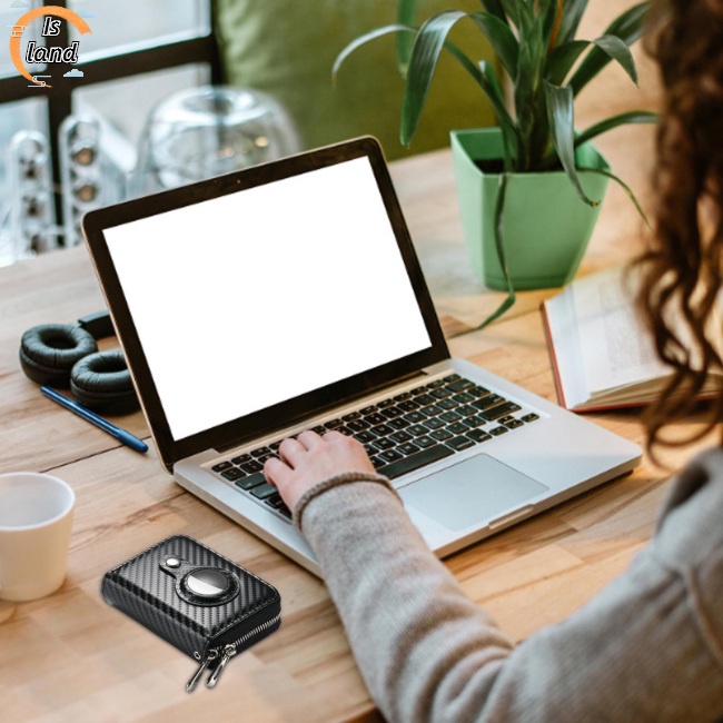 [IS] Ví Gập Thông Minh Cỡ Lớn Đựng Thẻ Tín Dụng Định Vị Tiền Mặt Chống Thất Lạc