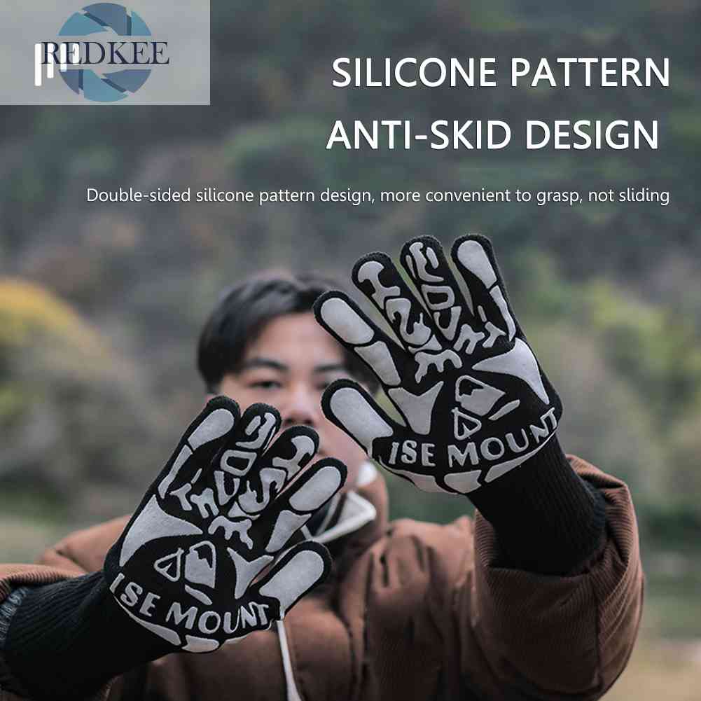 Găng Tay Bảo Vệ Chống Bỏng Mềm Mại Thoải Mái Dùng Khi Đi Cắm Trại