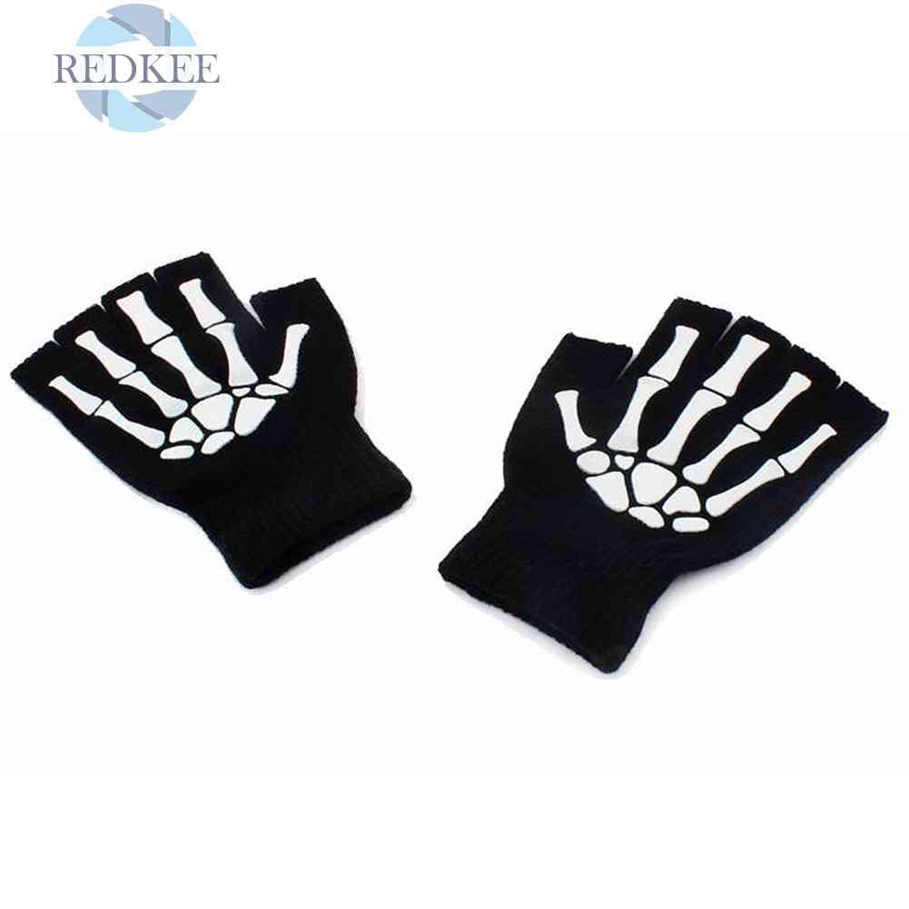 Găng Tay Hở Ngón Thời Trang Cho Nam Và Nữ