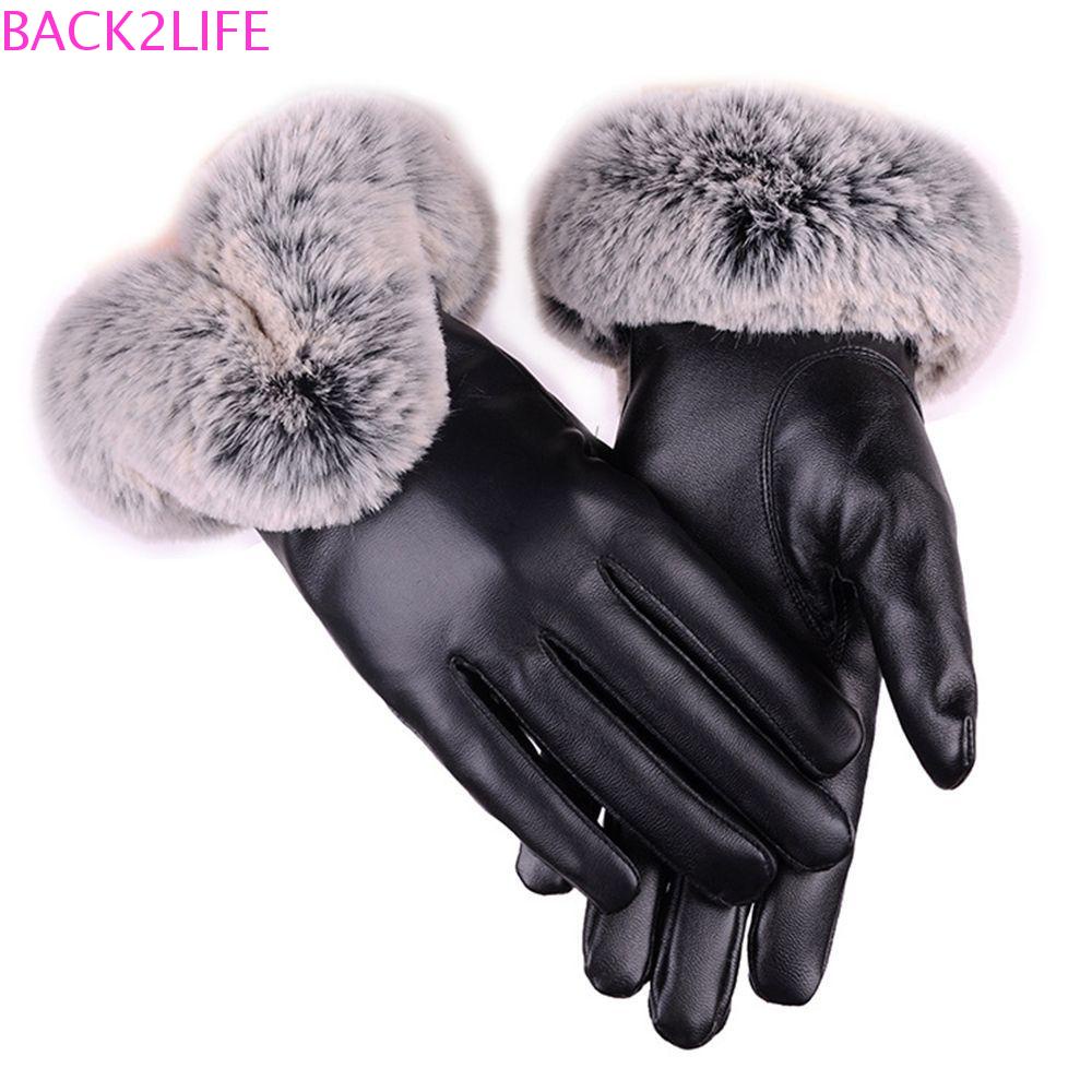 Găng Tay Da Lái Xe BACK2LIFE Có Thể Dùng Màn Hình Cảm Ứ