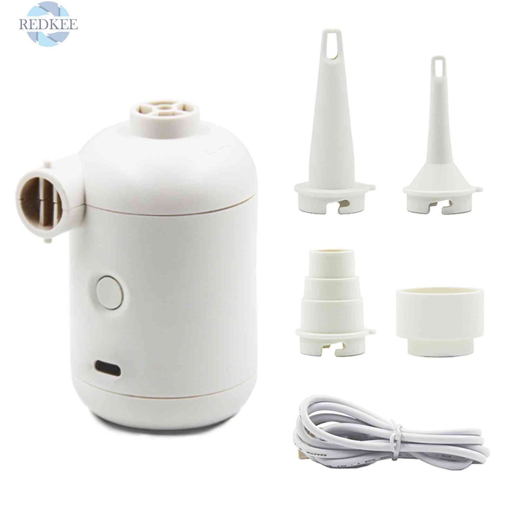 Máy Bơm Hơi Điện Tử Sạc Nhanh Cổng USB Mang Đi Tiện Dụng