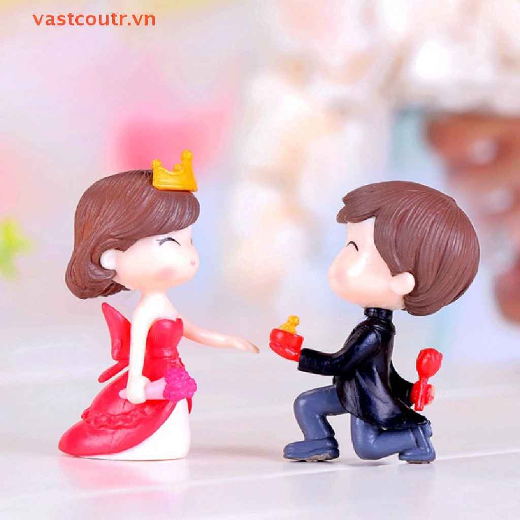 Đồ trang trí Cặp Đôi Búp Bê Mini Trang Trí Xe Hơi