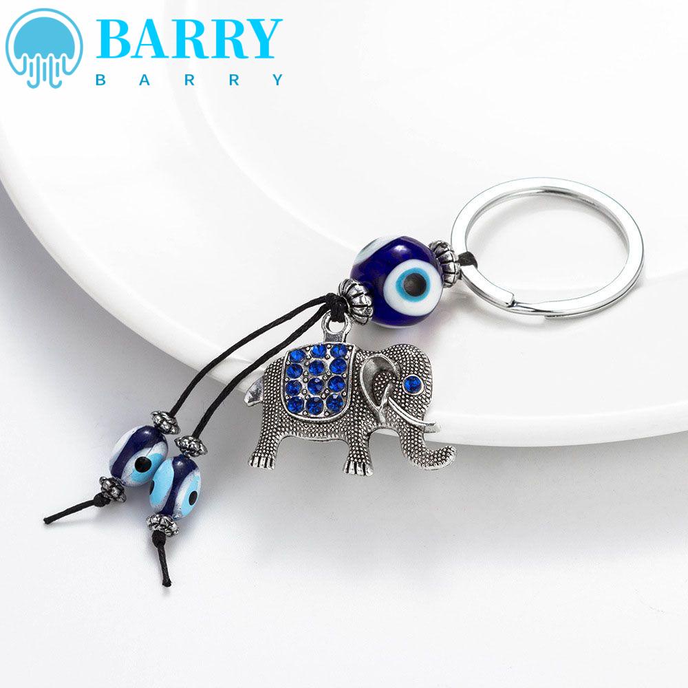 BARRY Phụ kiện trang trí xe hơi hình mắt quỷ may mắn phối tua rua nhiều màu thời trang