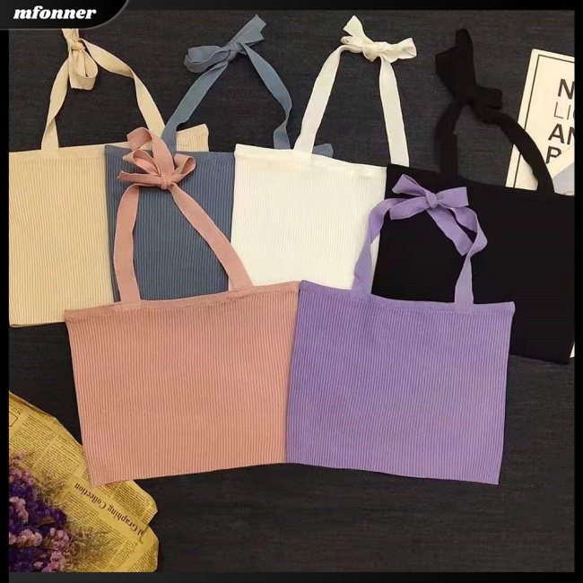 Áo Dệt Kim Không Tay Cổ Thuyền Màu Sắc Đơn Giản Cho Nữ