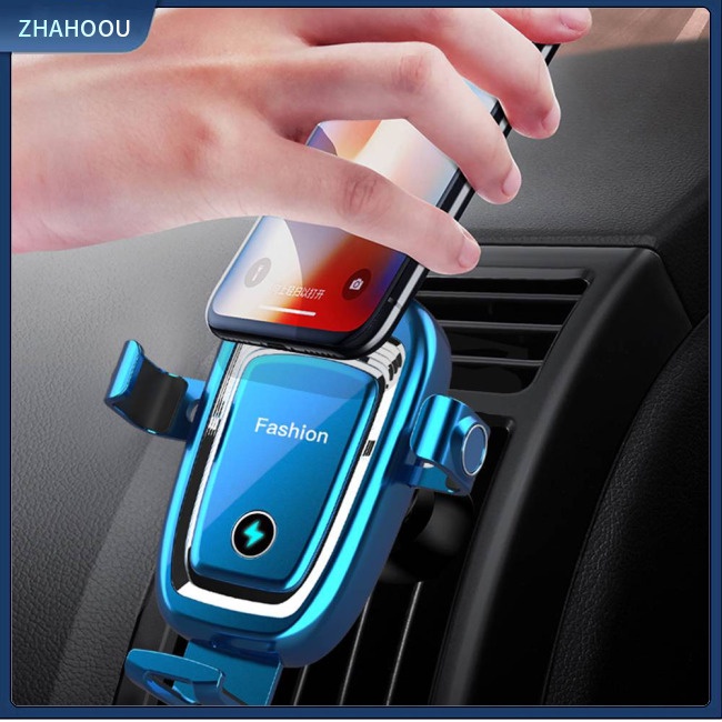 ☃Nhà Cửa☃ Giá Đỡ Điện Thoại Kiêm Sạc Nhanh Không Dây Gắn Lỗ Thông Gió Xe Hơi S19 15w