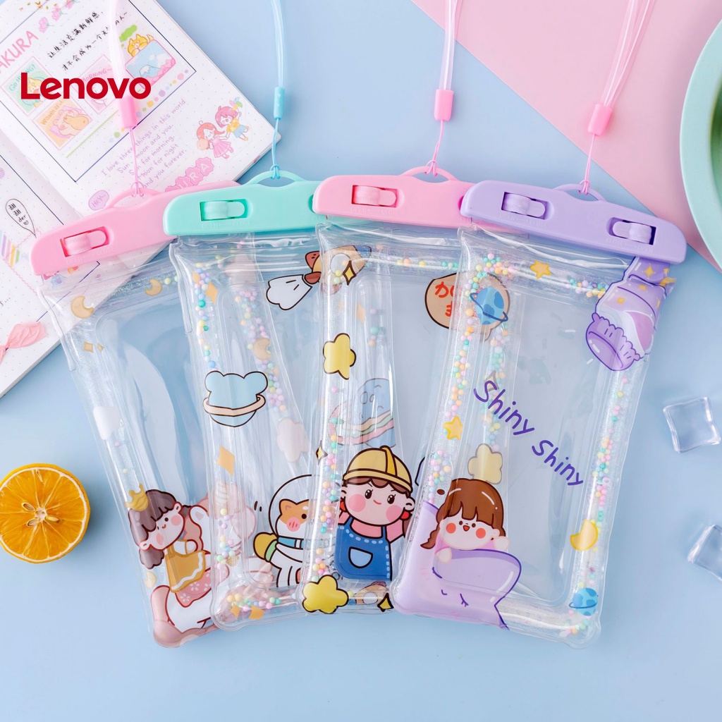 Túi Khí Nổi Siêu Mỏng Chống Nước IP68 In Họa Tiết Hoa Hướng Dương Cho Điện Thoại