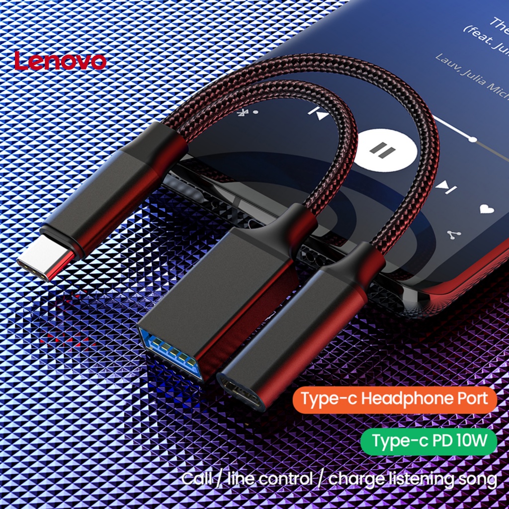 Dây Cáp Sạc USB C OTG Hai Trong Một Tốc Độ Cao Chống Gió Ổn Định Đầu Ra USB-C Cho Điện Thoại / Máy Tính