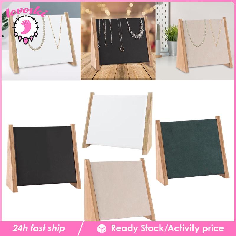 Giá Đỡ Trưng Bày Vòng cổ 10 Móc Bằng Gỗ