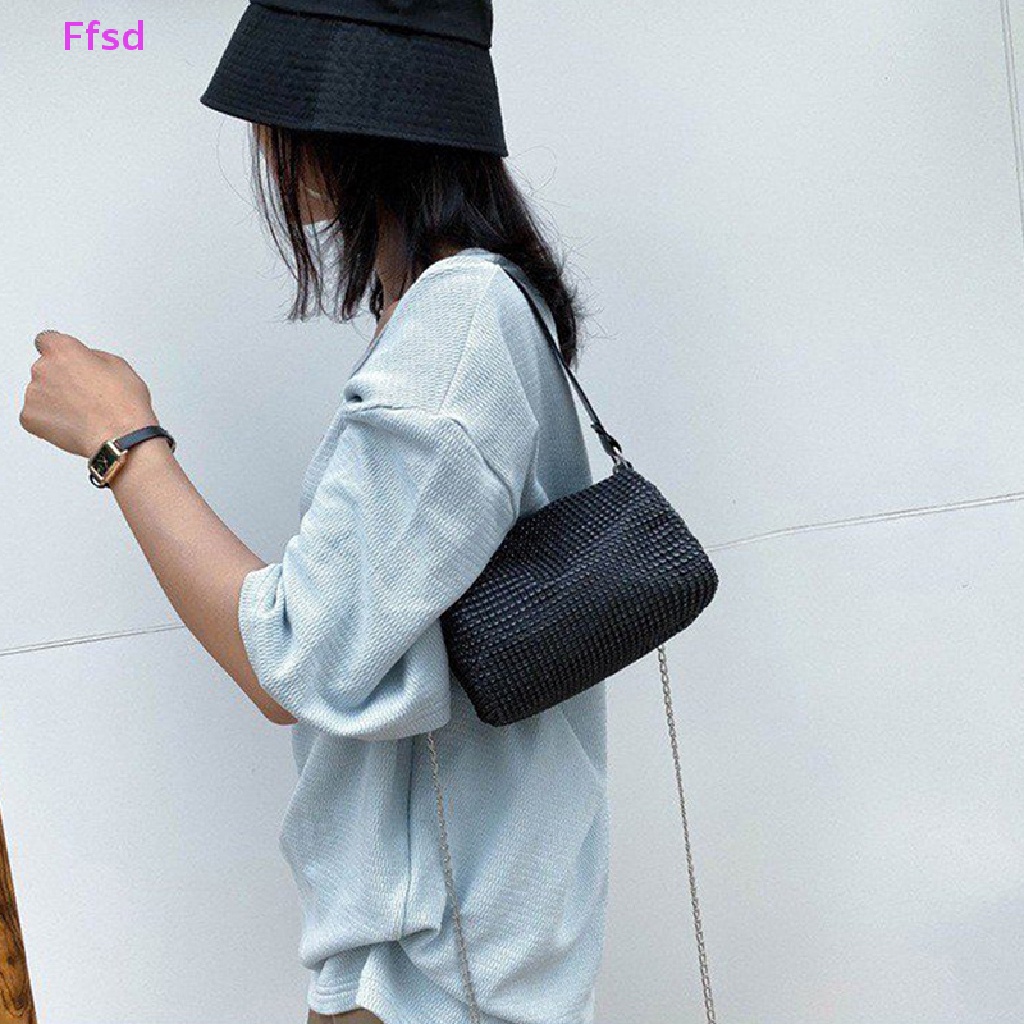 Túi Xách Đeo Vai Đính Đá Lấp Lánh Thời Trang Cho Nữ