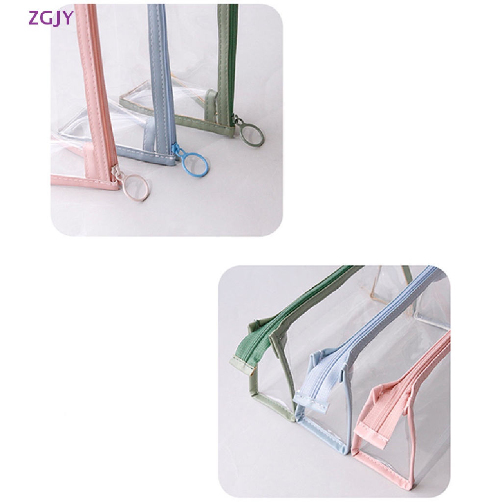 Túi Đựng Bút Bằng PVC Trong Suốt Chống Thấm Nước Dễ Thương Mới