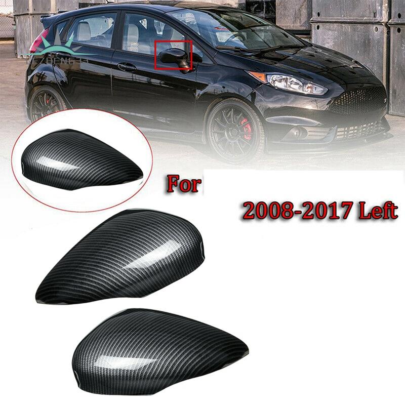 Miếng Dán Kính Chiếu Hậu Họa Tiết Sợi Carbon Cho Ford Fiesta Mk7 2008 2009 2010 2011 2012 2013-2017
