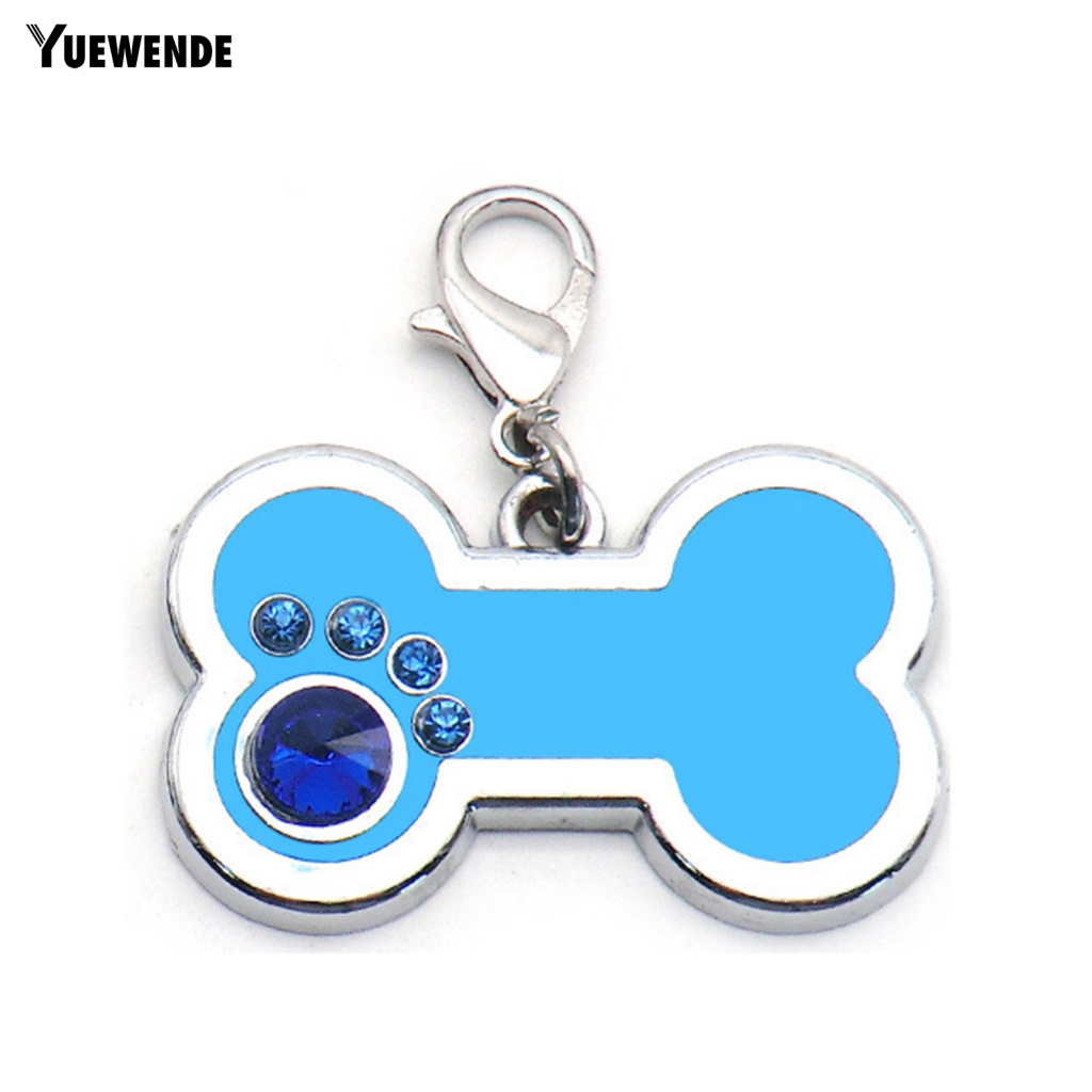 Thẻ ID Hình Khúc Xương Bằng Kim Loại Gọn Nhẹ Cho Thú Cưng