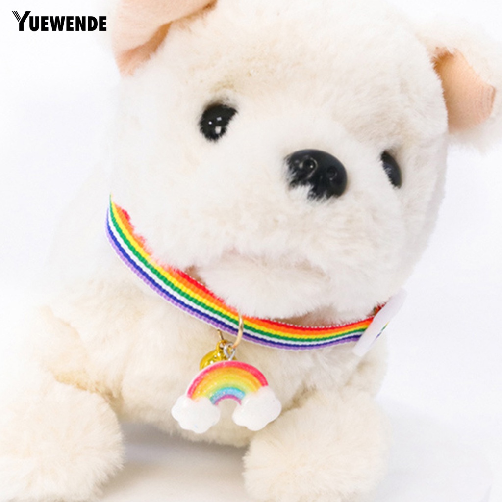 Ye.b Vòng Cổ Bằng Vải In Hình Chuông Mặc Hàng Ngày Cho Thú Cưng