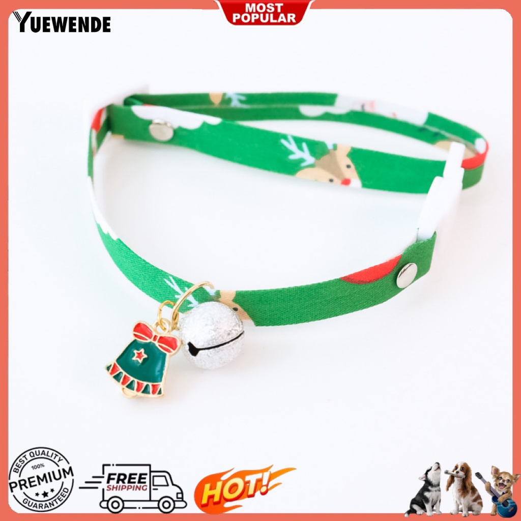 Vòng Cổ YE.B Mặt Dây Lâu Dài Mặt Chủ Đề Giáng Sinh Cho Thú Cưng
