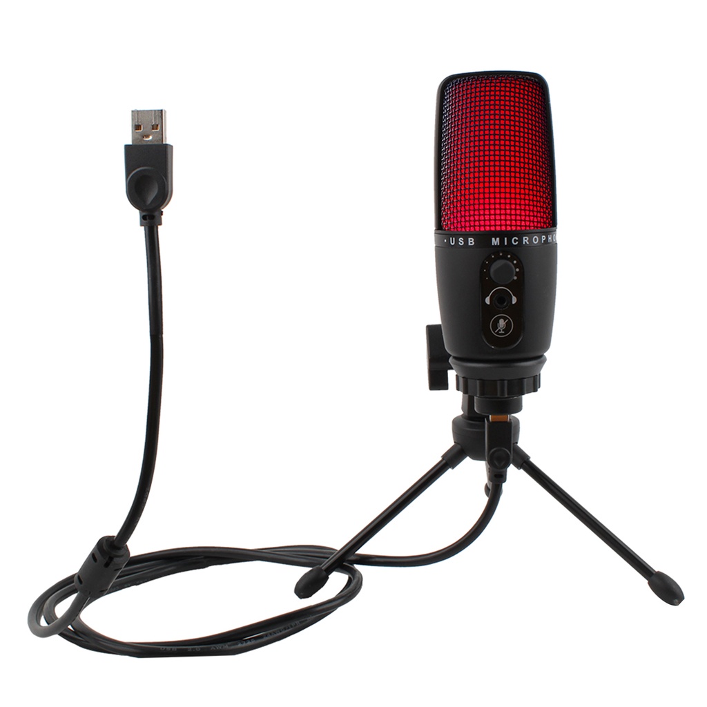 Bộ Micro USB ME3 Có Chân Tripod 192kHz / 24Bit Giảm Tiếng Ồn Cắm Và Phát Trực Tiếp / Phát Trực Tuyến / Ghi Âm / Video Tương Thích Với Windows / Mac (Màu Đen