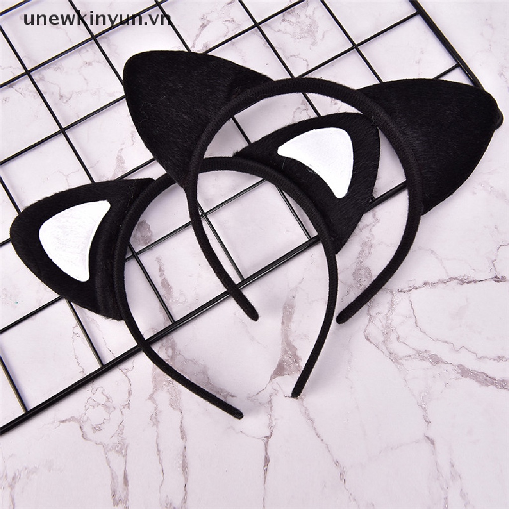 Băng Đô Tai Mèo Họa Tiết Da Báo Thời Trang Dành Cho Nữ