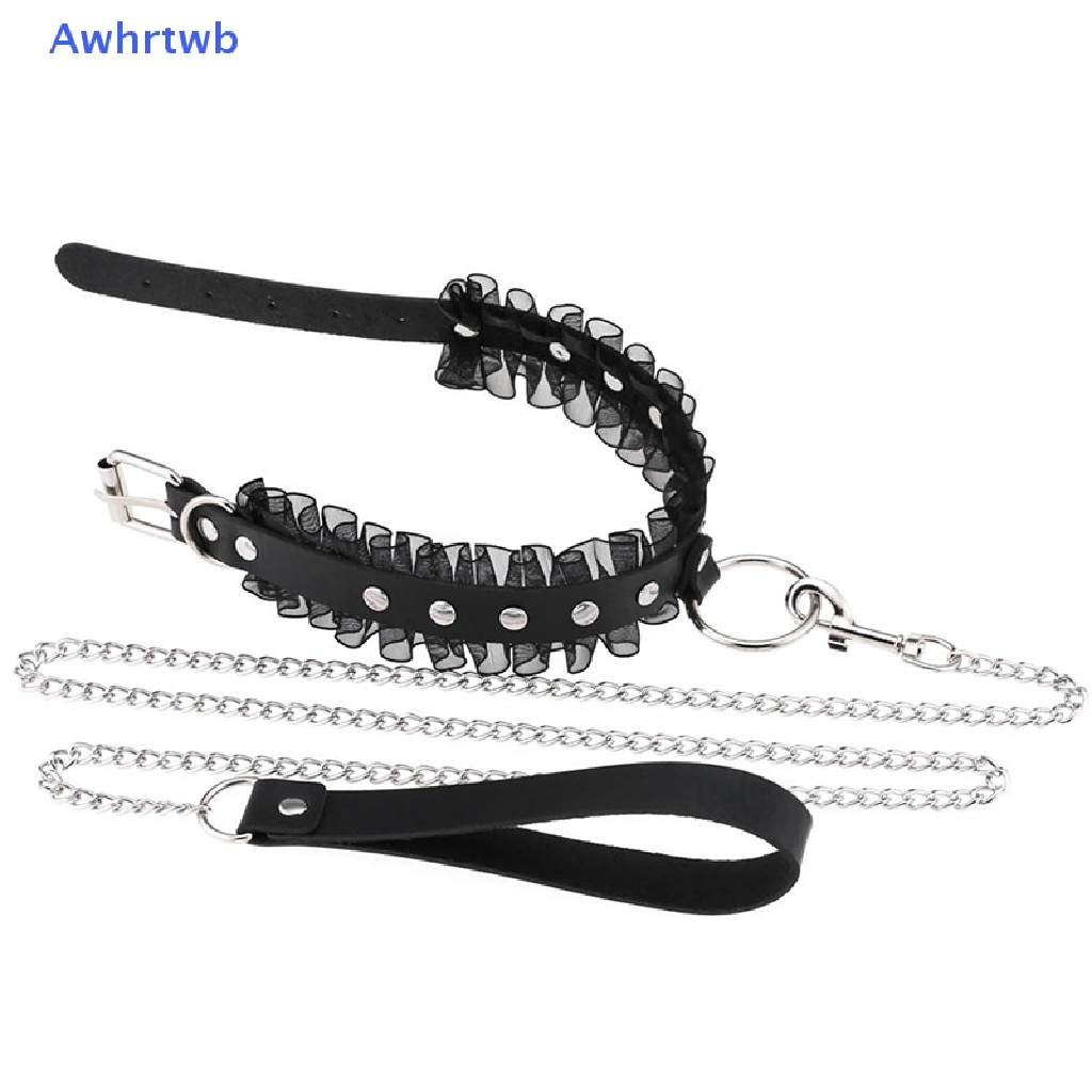 Vòng Cổ Choker Dây Xích Bằng Da Phong Cách Punk Gothic Harajuku Quyến Rũ Cho Nam Nữ Mới