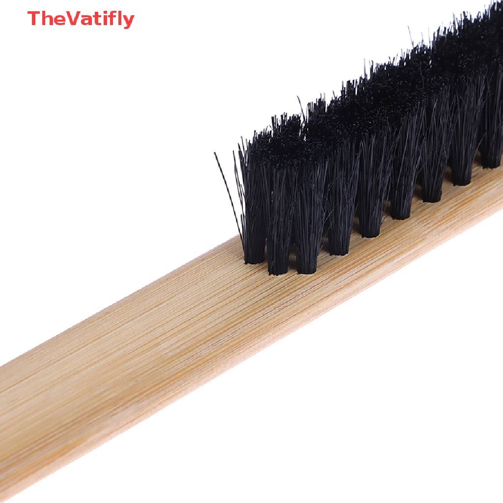 [Thevalifly] Bàn Chải Làm Sạch Vành Động Cơ Xe Hơi Và Trung Tâm Bằng Thép Có Tay Cầm Làm