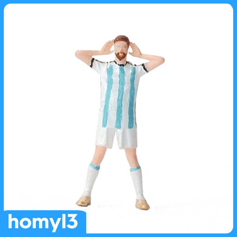 Mô Hình Cầu Thủ Bóng Đá Tỉ Lệ 1 / 64 Trang Trí Tiểu Cảnh