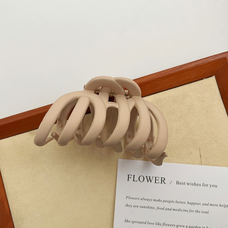 Kẹp Tóc Càng Cua Cỡ Lớn Bằng Nhựa Đơn Giản Thời Trang Cho Nữ