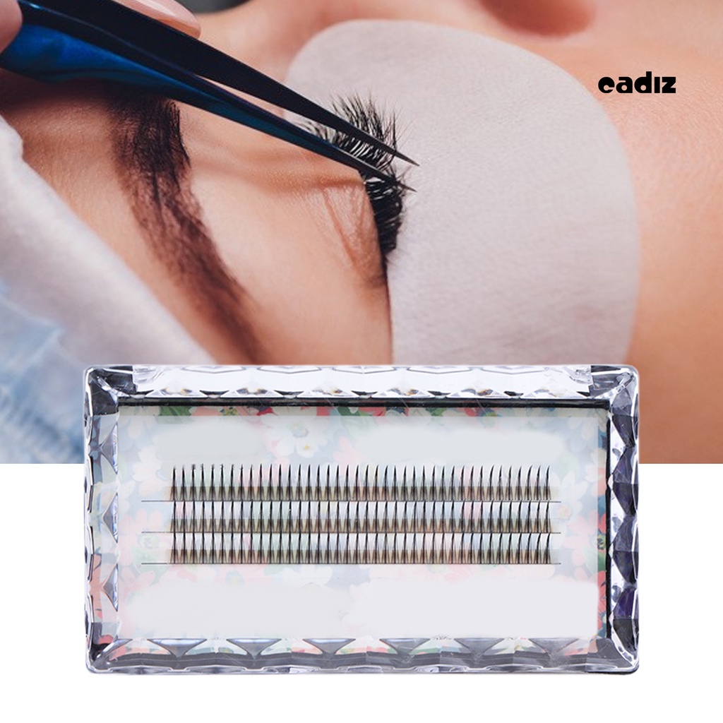 1 Hộp Lông Mi Giả Kiểu Đuôi Cá Kháng Nước Tuyệt Vời Trang Điểm Chuyên Nghiệp Cho Nữ