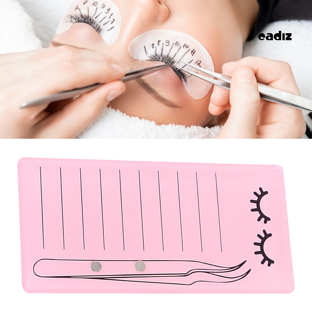 Bảng Đựng Lông Mi Giả Trong Suốt Chống Rơi Kèm Nhíp Trưng Bày