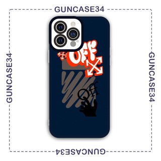 Ốp iphone cạnh vuông Guncase34 off whjte stussy wallpaper 6/6s/7/7plus/8/8plus/x/xr/xs/11/12/13/pro/plus/promax/14prm