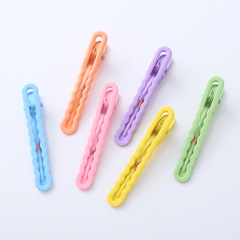 Kẹp Tóc Màu Trơn Phong Cách Hàn Quốc Thời Trang