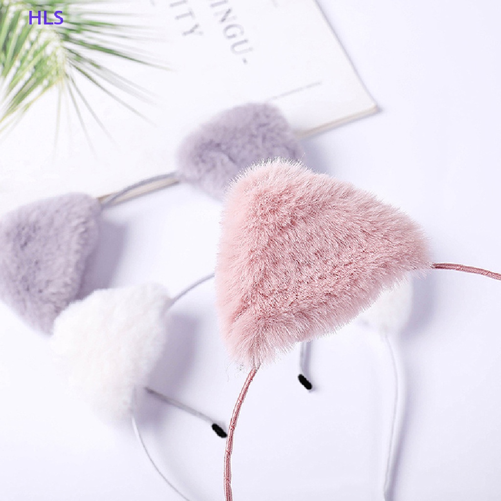 Băng Đô Tai Mèo Nhồi Bông Dễ Thương Dành Cho Nữ