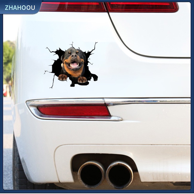 ☃Nhà Cửa☃ Miếng Dán Hình Chú Chó 3d D-2134 Trang Trí Thân / Cửa Sổ Xe Hơi
