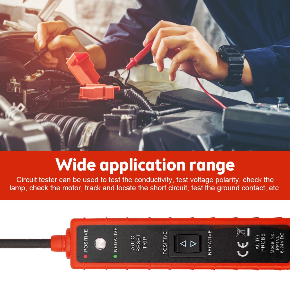 Bút Thử Điện EM285 EM285 6-24V DC Đa Năng Dành Cho Ô Tô