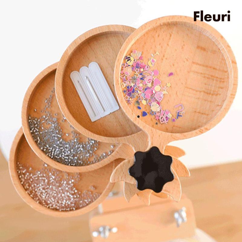 Khung Thêu Tranh Chữ Thập Kèm Giá Đỡ Hạt Cườm