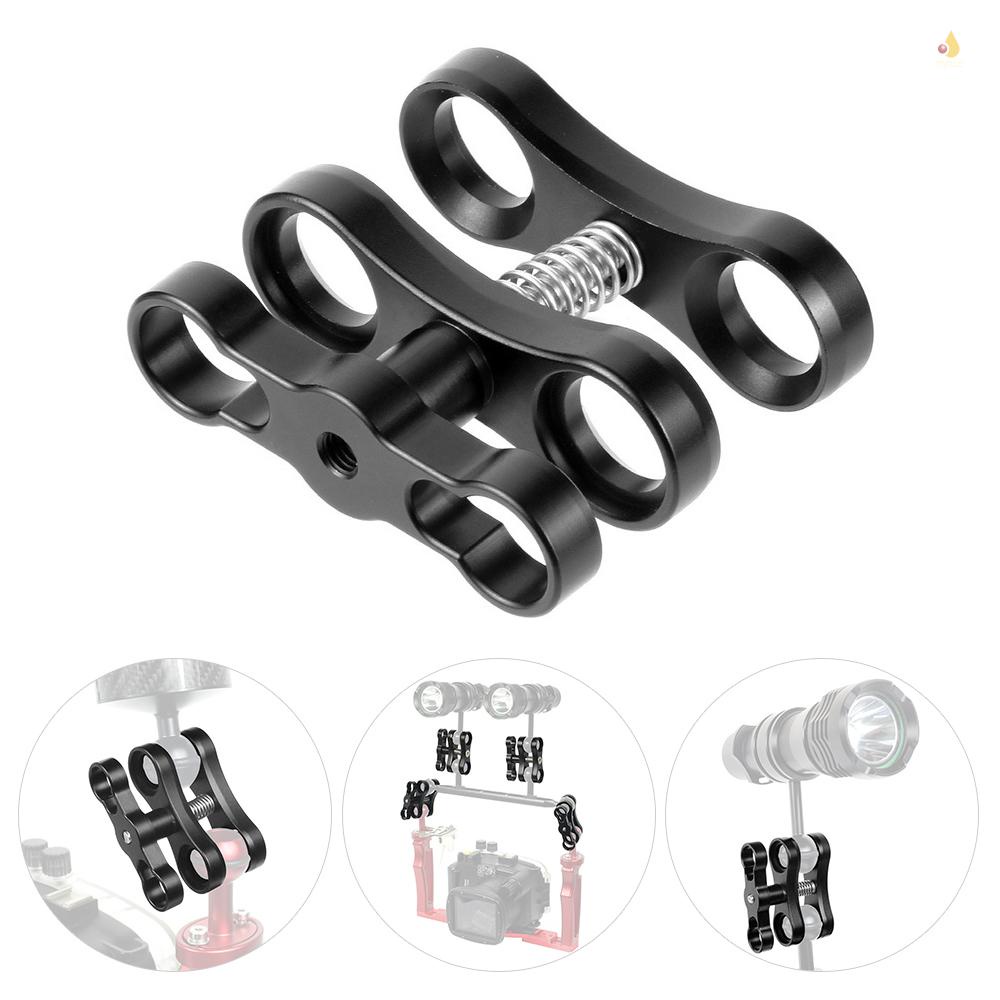 Kẹp Bóng 1 Inch Bằng Hợp Kim Nhôm Chuyên Dụng Cho Gắn Máy Ảnh Dưới Nước