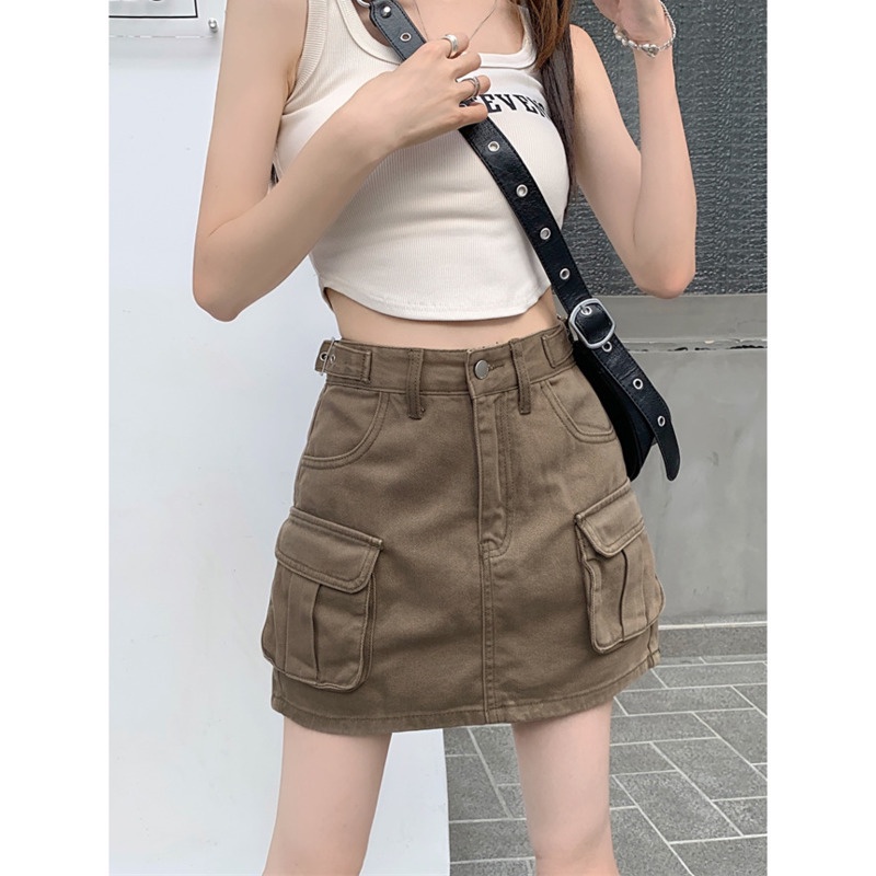 Chân Váy Chữ a Lưng Cao Thời Trang Mùa Hè Cho Nữ