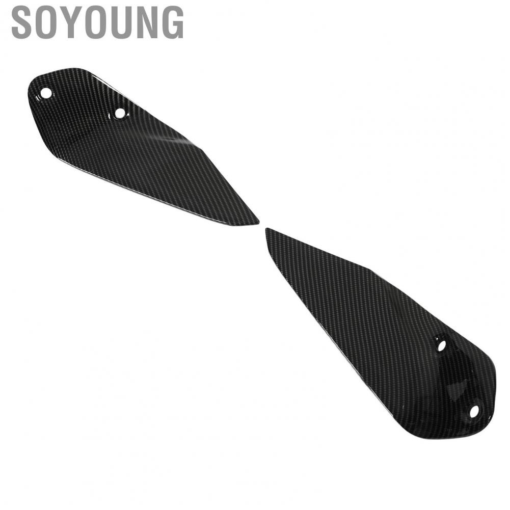 Soyoung Motorcycle Side Windshield  2pcs Windscreen Panel Deflector for Modification