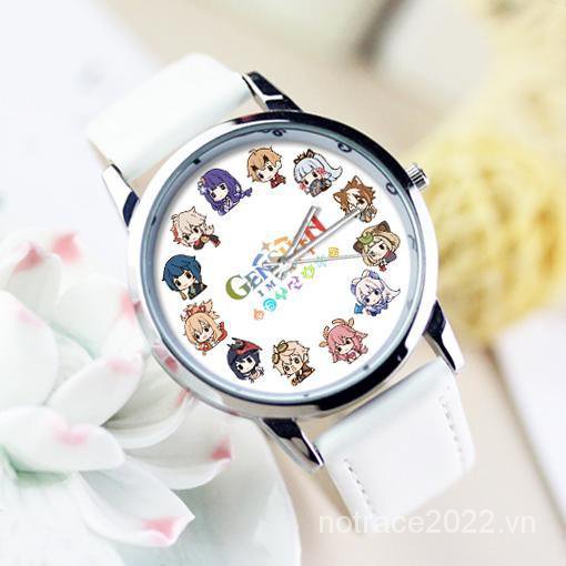 ★Genshin Impact★Đồng Hồ Kim Loại Chống Thấm Nước Klee & Zhongli & Kazuha