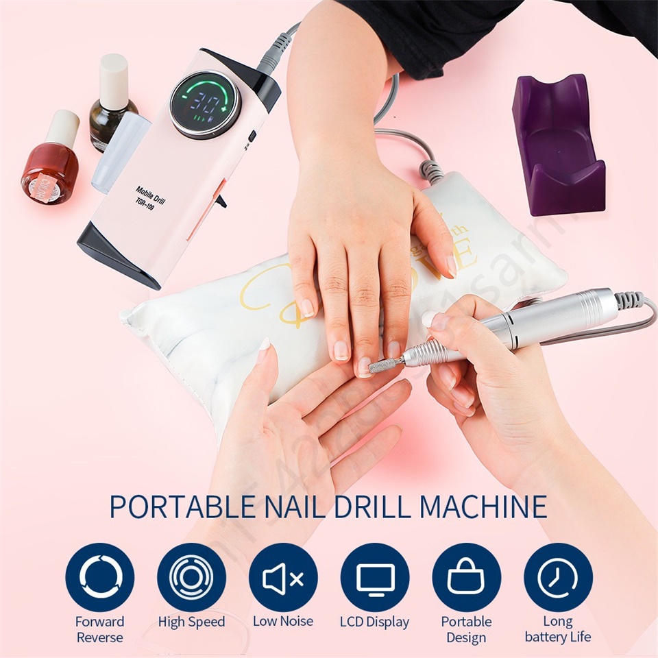 Máy Khoan Móng Tay 30000RPM Chuyên Dụng Cho Salon Làm Móng