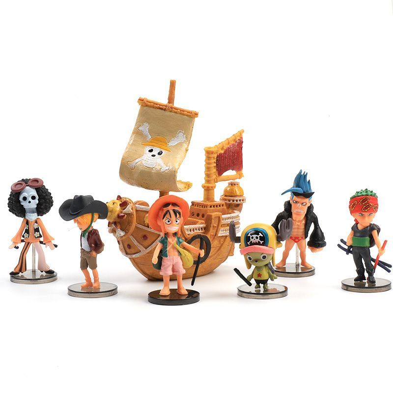 Tàu Cướp Biển Trong Phim Hoạt Hình one piece Trang Trí Bể Cá